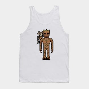 Groot and Rocket Tank Top